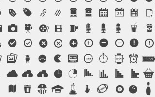 Pixel Perfect Mono Icons